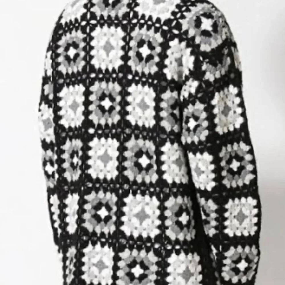 Vintage-Inspired Crochet Cardigan - Picture 2 of 6